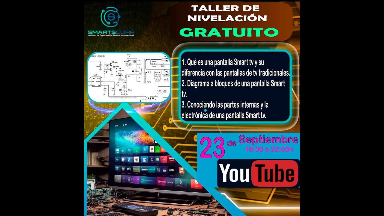 Taller de nivelacion electronica smart tv clase 1 de 2 youtube