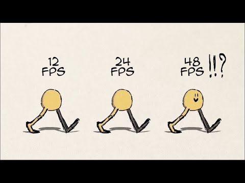 12FPS VS 24FPS VS 48FPS Walk cycle Blender Grease pencil 2D animation