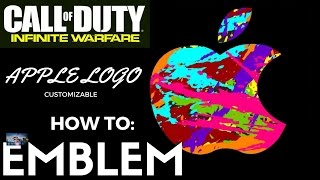 IW: HOW TO EMBLEM - (EASY) CUSTOMIZABLE 'APPLE' LOGO ON INFINITE WARFARE TUTORIAL