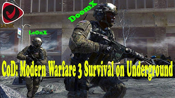 Call of Duty: Modern Warfare 3 Survival Co-op on Underground w/ Dual Live Commentary