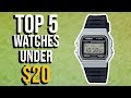 5 great watches under $20 | Casio, Cadisen, SKMEI...