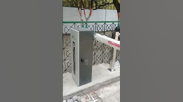 zkteco parking barrier with ANPR Camera #zkteco #barriergate #anpr #rjtech #installation