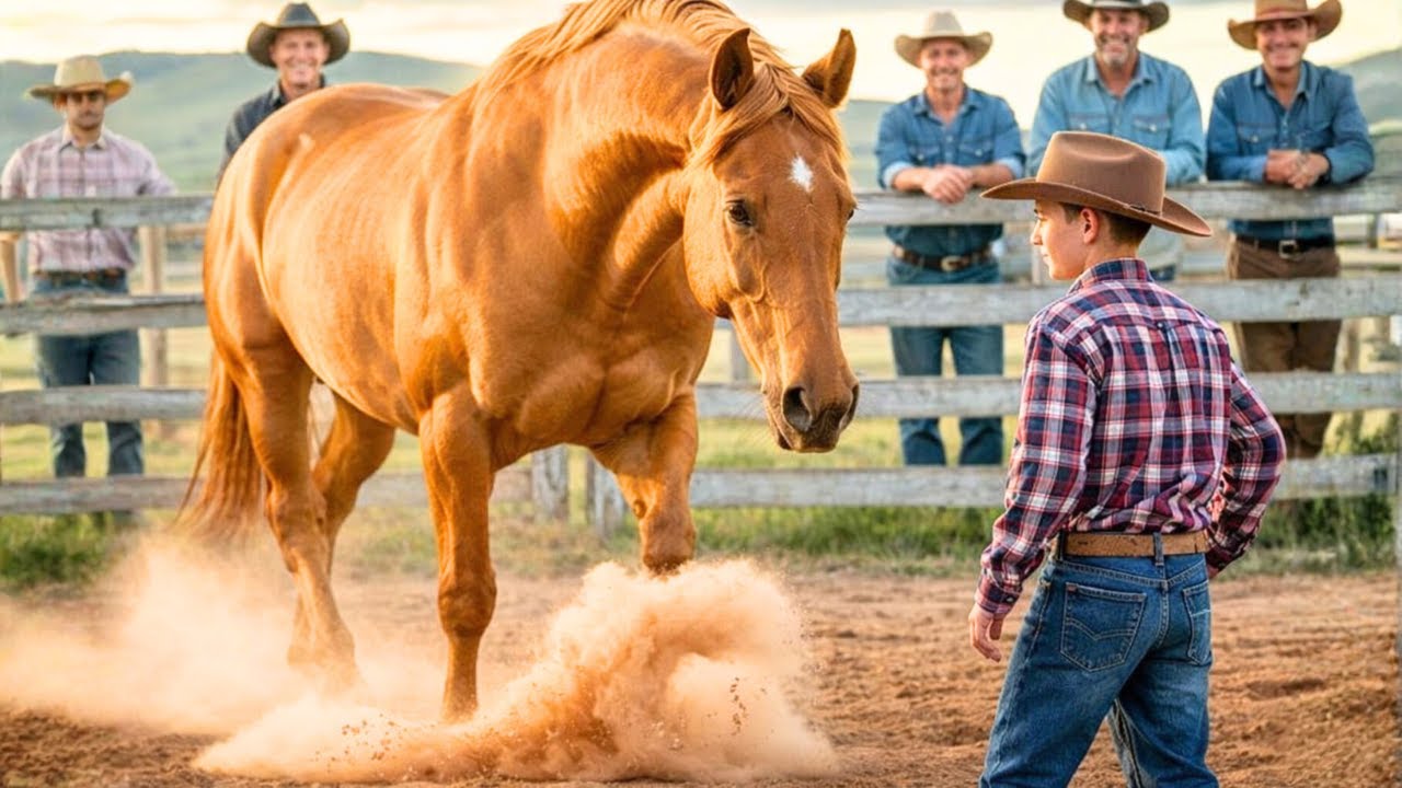 LA YEGUA MANDÓ A 3 EXPERTOS AL HOSPITAL… HASTA QUE EL MUCHACHO DESCALZO SE ACERCÓ