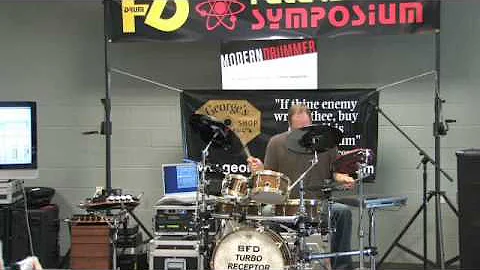 John Emrich at Future Drum 07 - Drumset