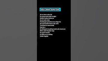 Lirik Lagu Asu Lama Suka Dia|ternyata ko nama Tania|#viral
