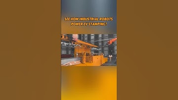 Industrial Robots in Action: EV Stamping & Handling#industrialrobots #stampingline #evsrobot