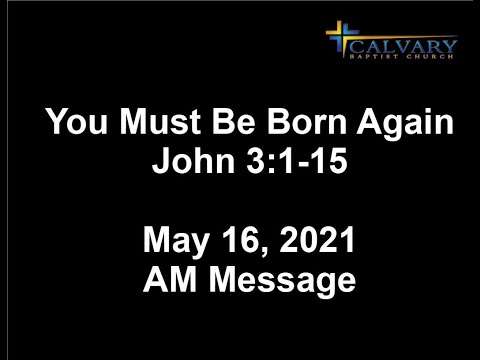 You Must Be Born Again