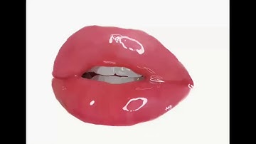 TIME-LAPSE OF LIPS / ADOBE SKETCH