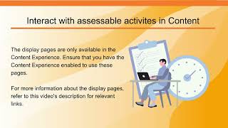 Interact with assessable activities in Content | Instructor
