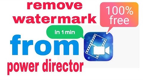 How to remove watermark from powerdirector step-by-step