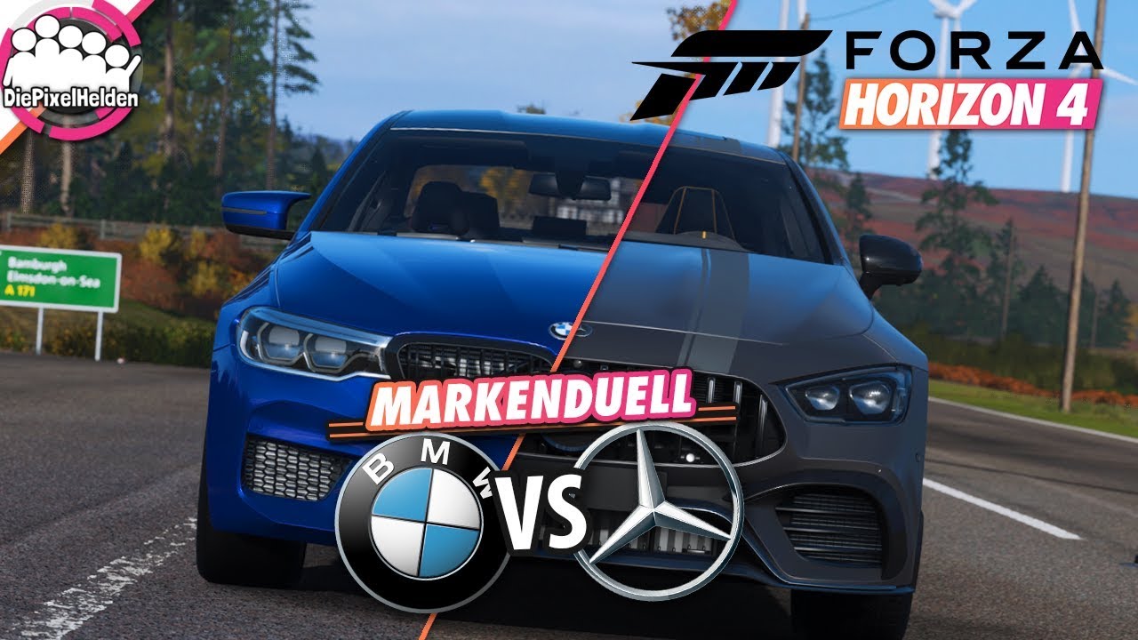 FORZA HORIZON 4 MARKENDUELL BMW vs MERCEDES Forza