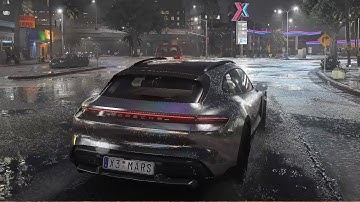 GTA 5 Breathtaking Graphics Mod With Real Life Reflection Enhancement Showcase On RTX4090 4K60FPS