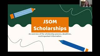 JSOM Scholarship Writing Workshop