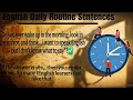 English Daily Routine Sentences || The Secret Daily Routine Sentences Nobody Tells You!