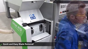 Biesse SELCO SK4   Quick Blade Change