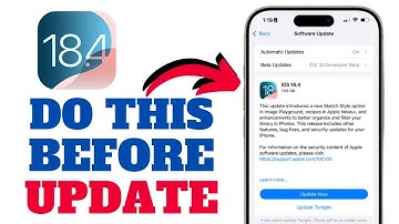 iOS 18.4 - Do This Before You Update