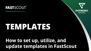 Information FastScout Quick Hitter: Saving & Updating Templates in FastScout (NCAA) News