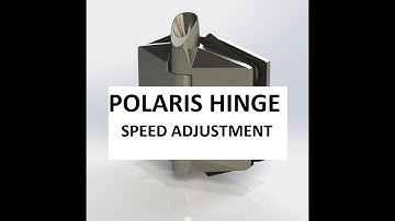Polaris Hinge 120/130 Series speed adjustment