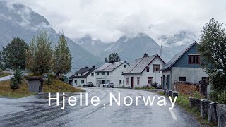 [4K Rainy Walk] Norway Walking Tour in Hjelle  Norway Walks