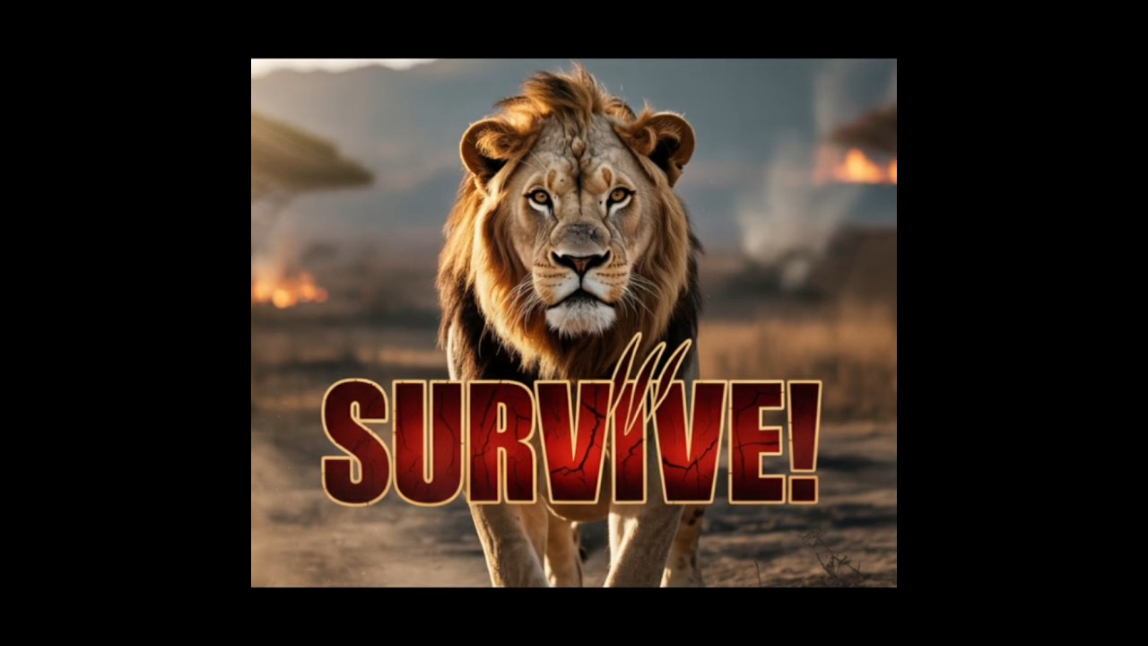 Lion's Plea: Witnessing the King's Fight for Survival