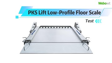 WEBOWT PKS Digital Lift Low Profile Floor Scale Weighing Testing - 600kg