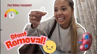COME WITH ME TO GET MY STENT REMOVED! HONEST EXPERIENCE!