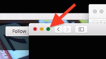 Starting Split View Mode, Method 1: Mac OS X 10.11 El Capitan
