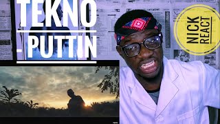 Tekno - PuTTin (Official Music Video) | GH REACTION