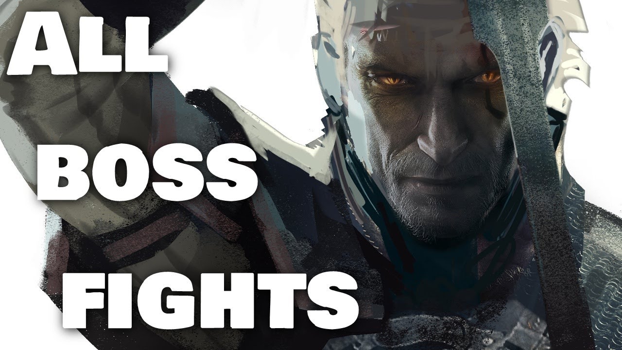 All boss fights in The Witcher (hard)