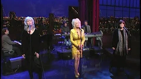 Harris, Parton, Ronstadt on Late Show, March 24, 1...