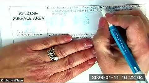 PA 8.13b Lesson Video: Volume & Surface Area of Similar Solids