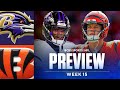 Ravens vs Bengals Game Preview: Predictions and Storylines | NFL Week 15