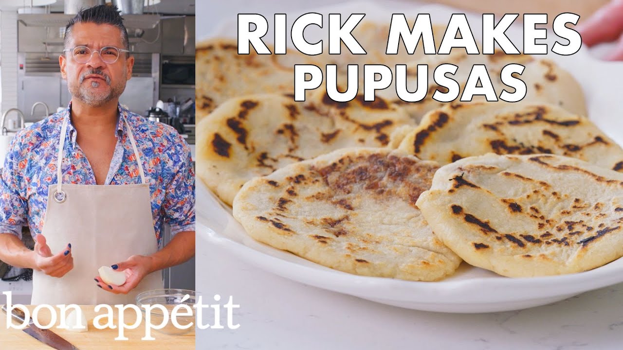 Rick Makes Pupusas Fried Corn Fritters  From the Test Kitchen  Bon Apptit
