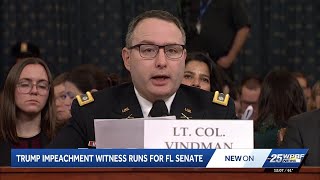 Alex Vindman, who testified against Trump during his first impeachment, enters Florida Senate race