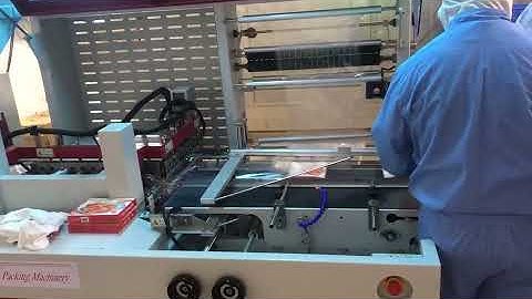 High speed Servo Motor L bar sealer POF film shrink packaging wrapping machine for frozened food box