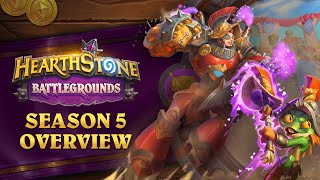 Hearthstone Battlegrounds: Season 5 Overview | Anomalies and more!