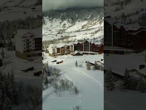 Winter ski resort
