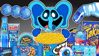 Best of Desserts BLUE Food Mukbang with Bubba Bubbaphant | Poppy Playtime Chapter 3 Animation | ASMR