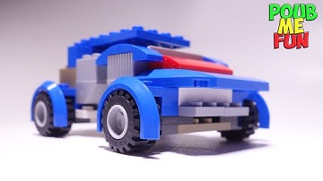How To Build LEGO City 60117 - Alternate Blue Car MOC - Building Instructions
