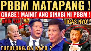 PBBM MATAPANG NA SALITA! PBBM MAY IKABABAGSAK! DUTERTE ANONG PLANO SA PDP?!