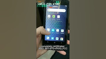 Rugged handheld PDA --- support barcode scanner and RFID  #industrial#barcode  #smartphone #pda