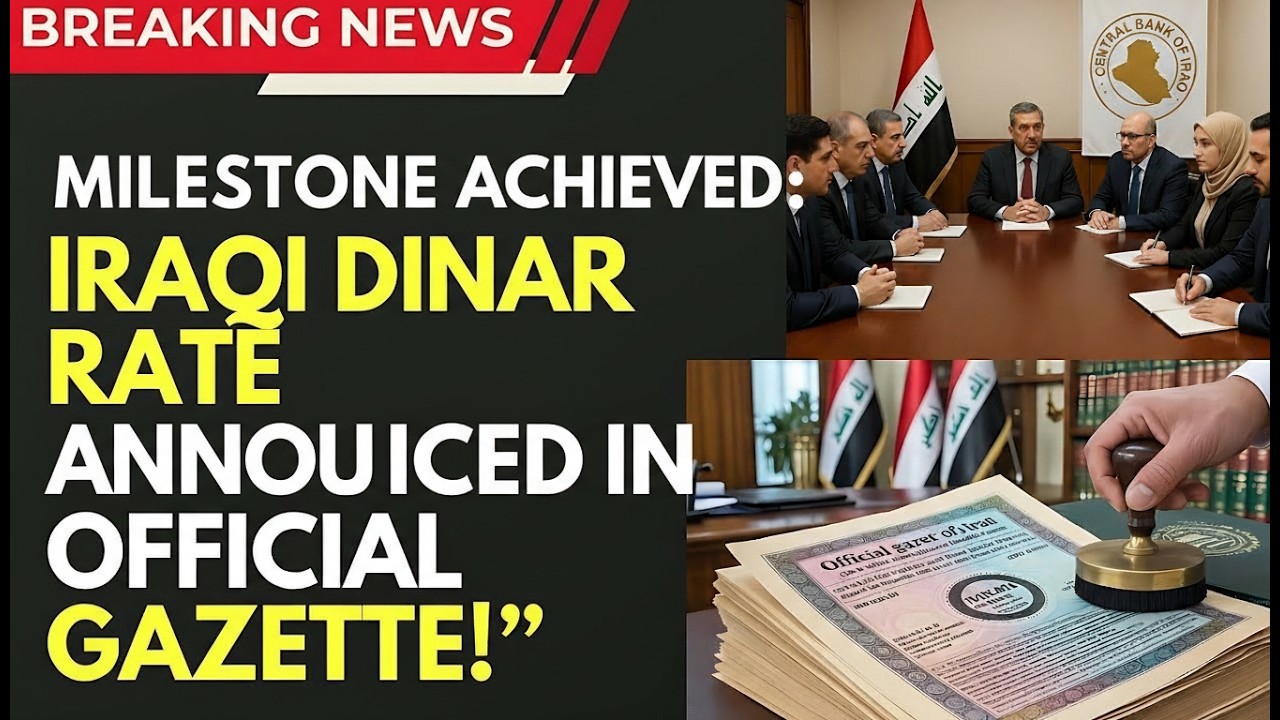 Iraqi Dinar Revaluation Law Is Now Printed – No More Waiting!🚨IQD & VND News 2026🎙️Iraqi Dinar