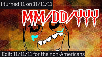 Why do Americans write the month before the day? Meme & Orgin