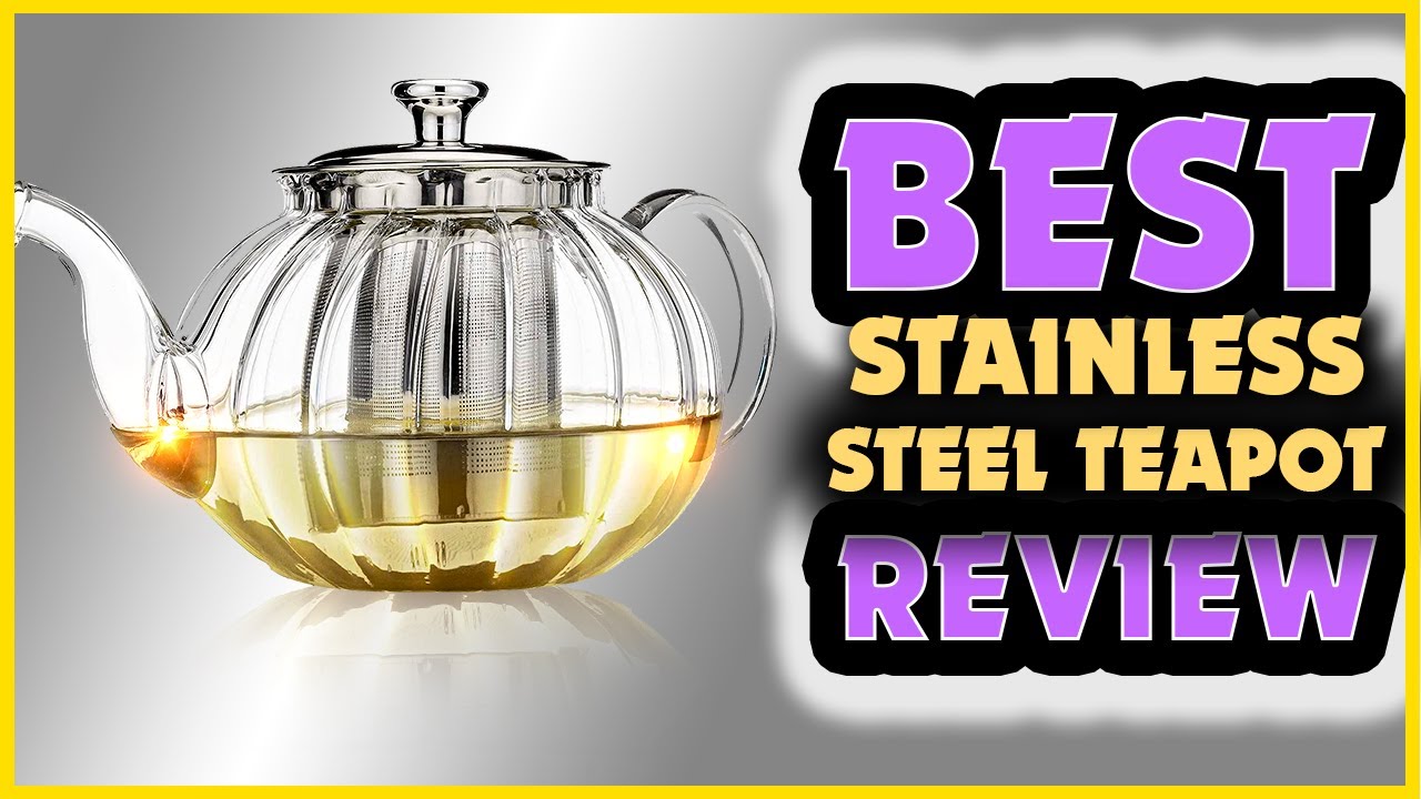 VeoHome Stainless Steel Teapot with Infuser 500 ml – Keeps Heat Thanks to Its Double Walled Design