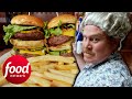 Casey Duels Against The Undefeated 3,5 LB Hamilton Challenge | Man V Food