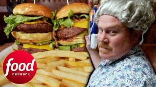 Casey Duels Against The Undefeated 3,5 LB Hamilton Challenge | Man V Food