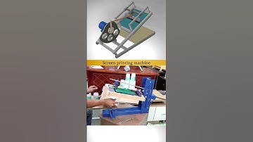 Manual screen Printing machine #mechanical #3ddesign #mechanism #engineering #cad #innovation