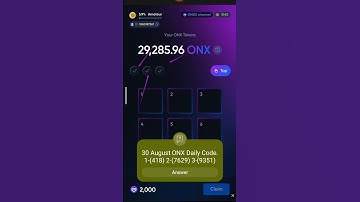 30 August ONUS Tap Tap Tap Daily Code #ONUS #tap2earn #airdrop  @LWZTraders