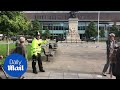 Old eldon square newcastle cordoned off after murder