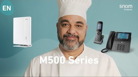 Snom M500 - DECT Base - EN